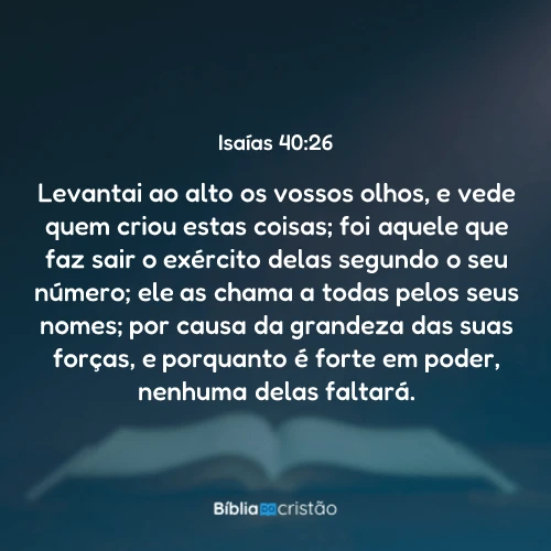 Isaías 40:26