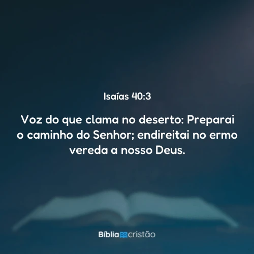 Isaías 40:3