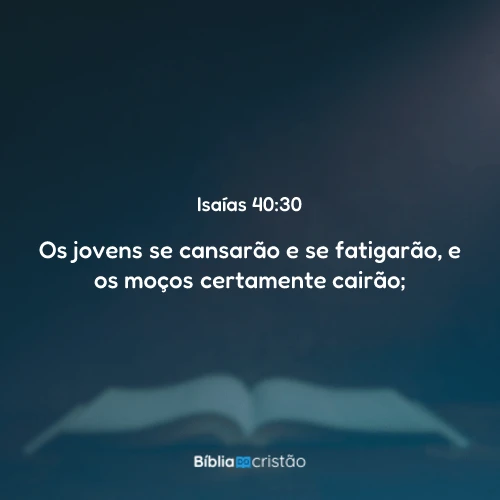 Isaías 40:30