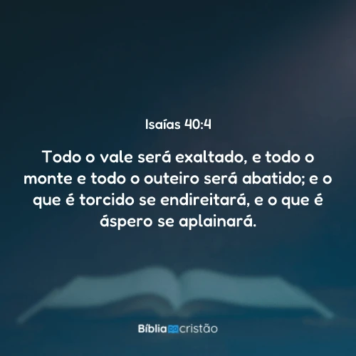 Isaías 40:4