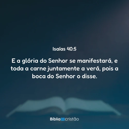 Isaías 40:5