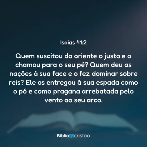 Isaías 41:2