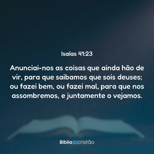 Isaías 41:23