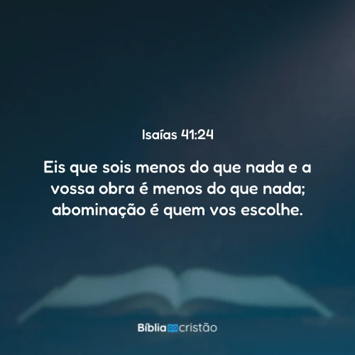 Isaías 41:24