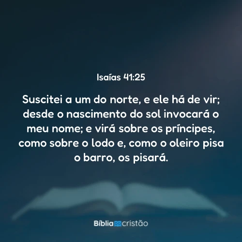 Isaías 41:25