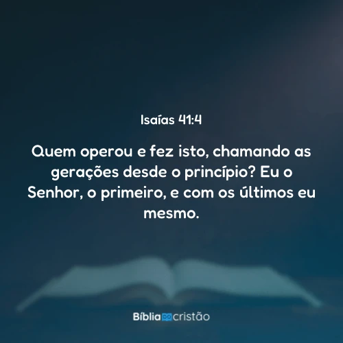 Isaías 41:4