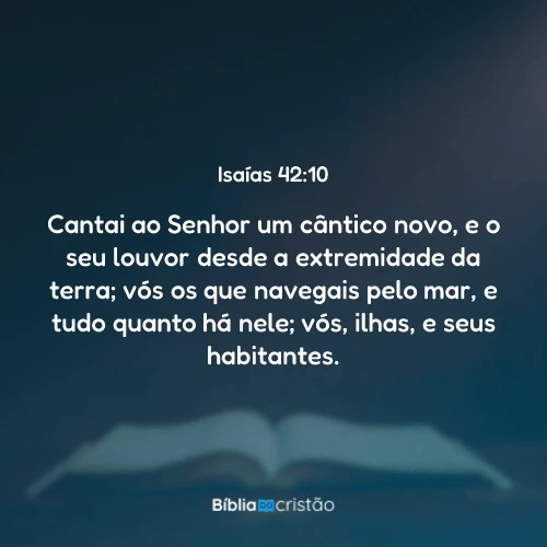 Isaías 42:10