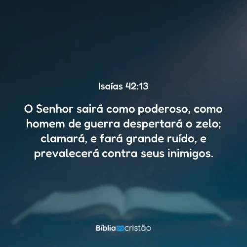 Isaías 42:13