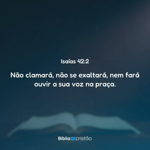 Isaías 42:2