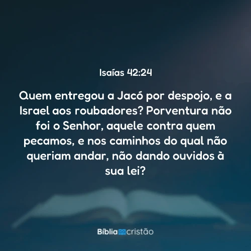 Isaías 42:24
