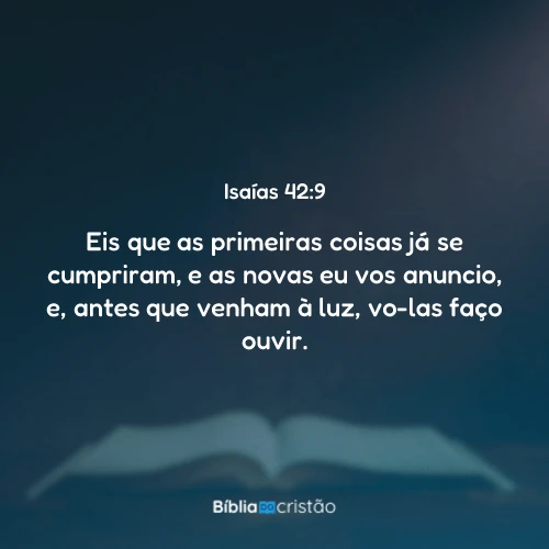 Isaías 42:9