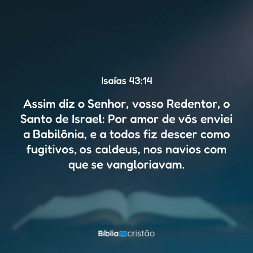 Isaías 43:14