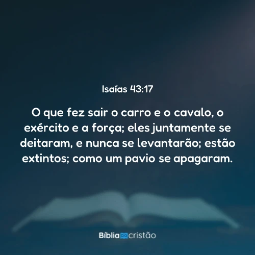 Isaías 43:17