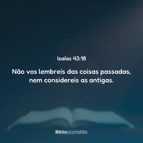 Isaías 43:18