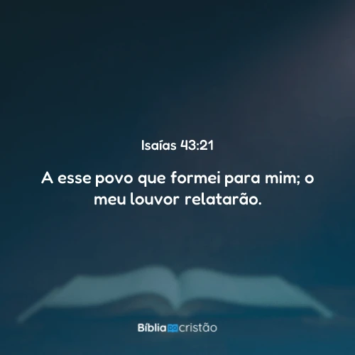 Isaías 43:21