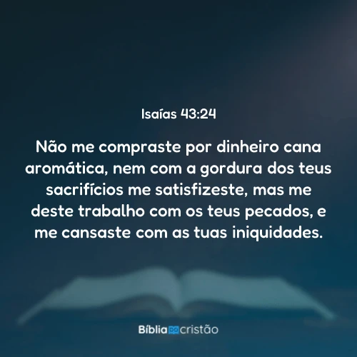 Isaías 43:24