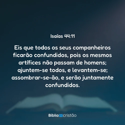 Isaías 44:11