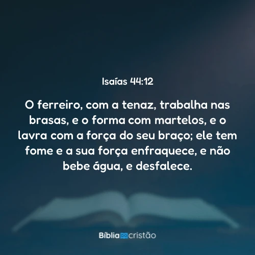Isaías 44:12