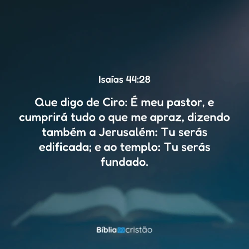Isaías 44:28