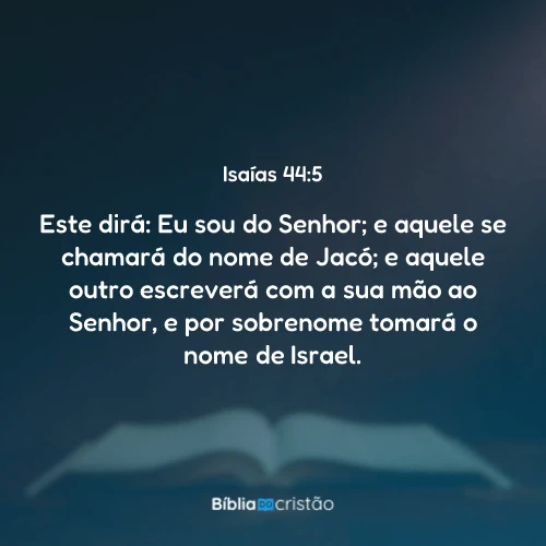 Isaías 44:5