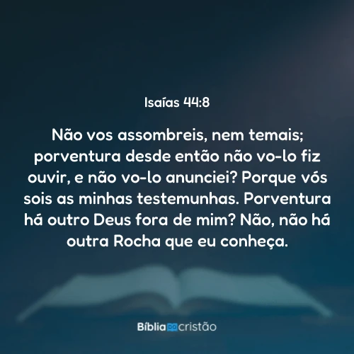 Isaías 44:8