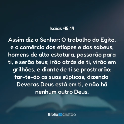 Isaías 45:14