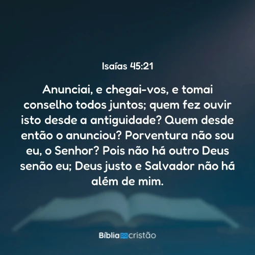 Isaías 45:21