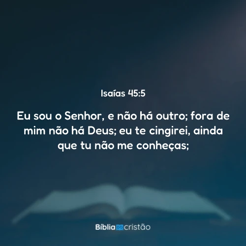 Isaías 45:5