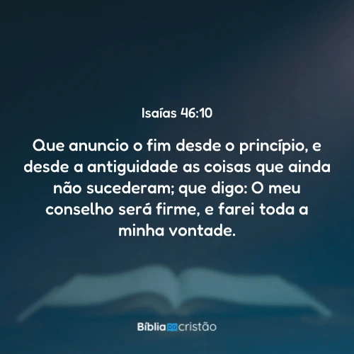 Isaías 46:10
