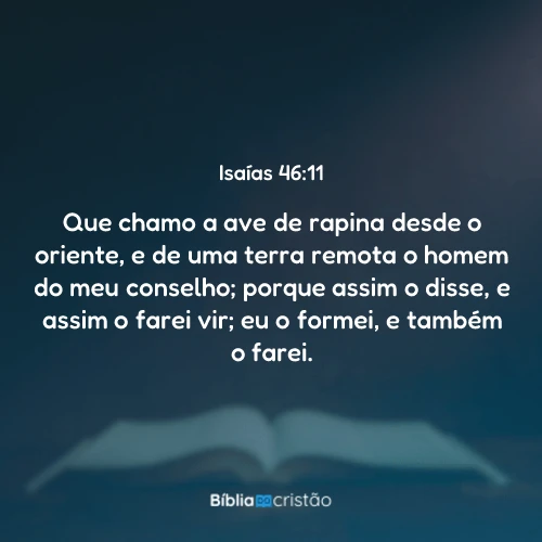 Isaías 46:11
