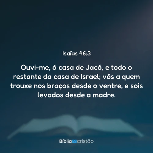 Isaías 46:3