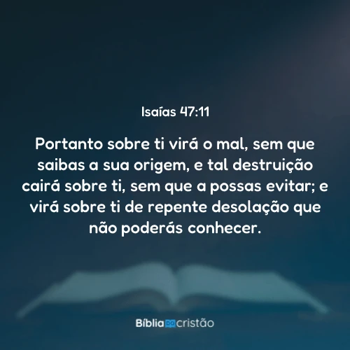 Isaías 47:11
