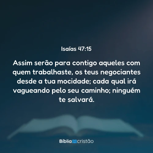 Isaías 47:15
