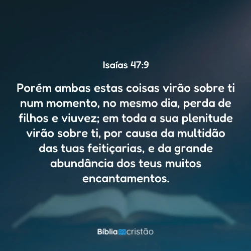 Isaías 47:9