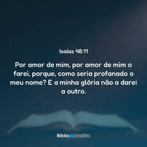 Isaías 48:11