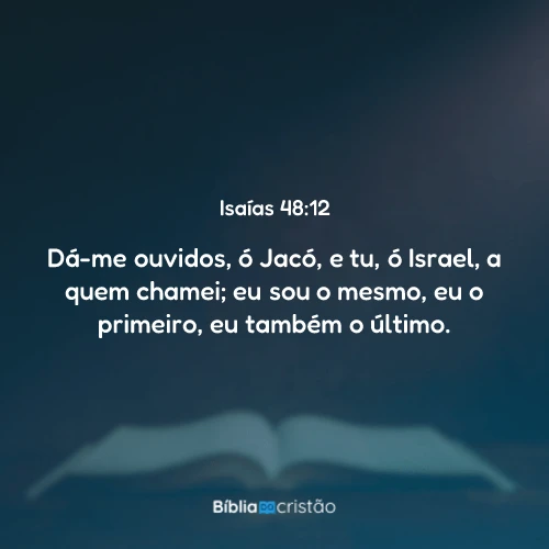 Isaías 48:12