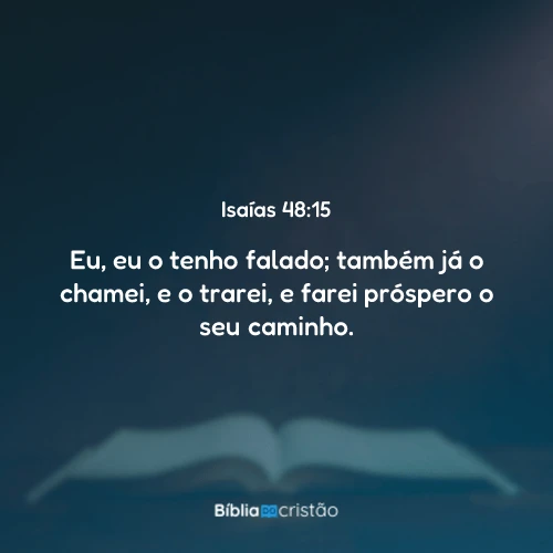 Isaías 48:15