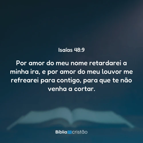 Isaías 48:9