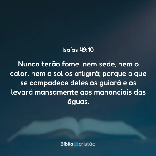 Isaías 49:10