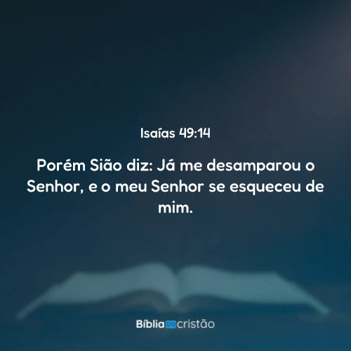 Isaías 49:14
