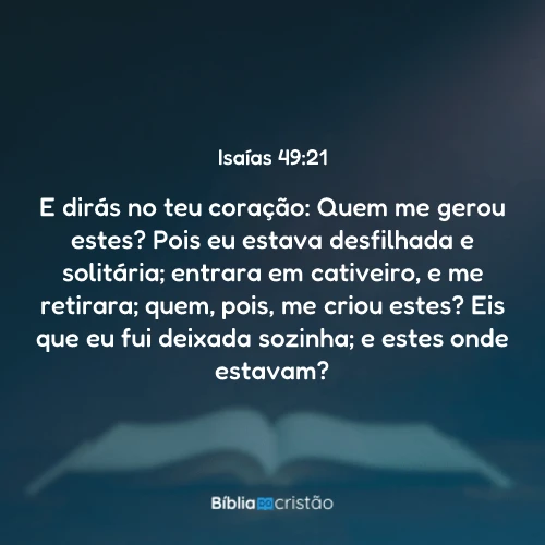 Isaías 49:21