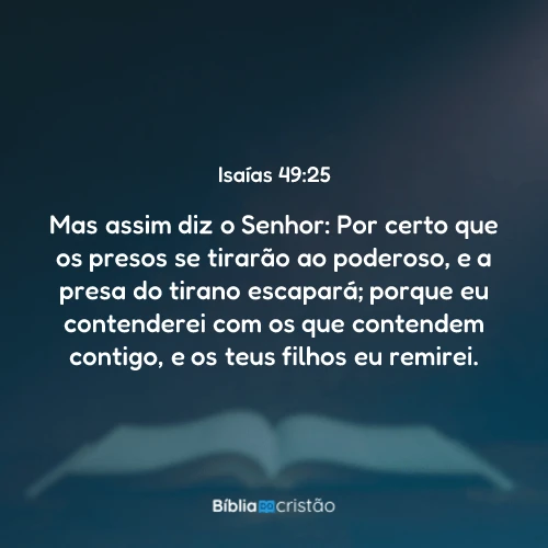 Isaías 49:25