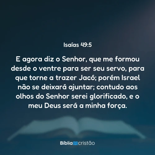 Isaías 49:5