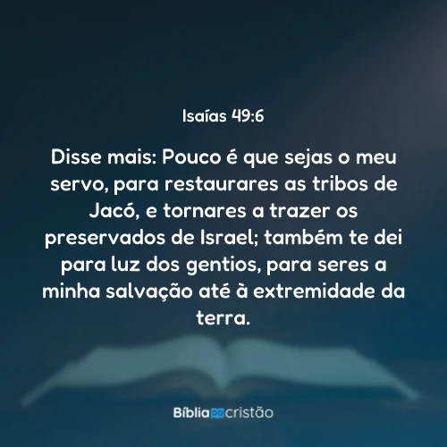 Isaías 49:6