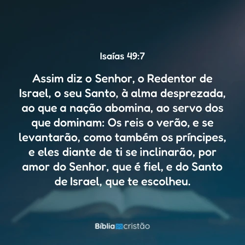 Isaías 49:7