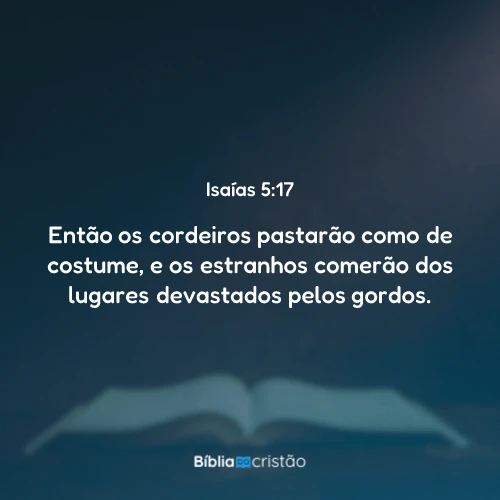 Isaías 5:17
