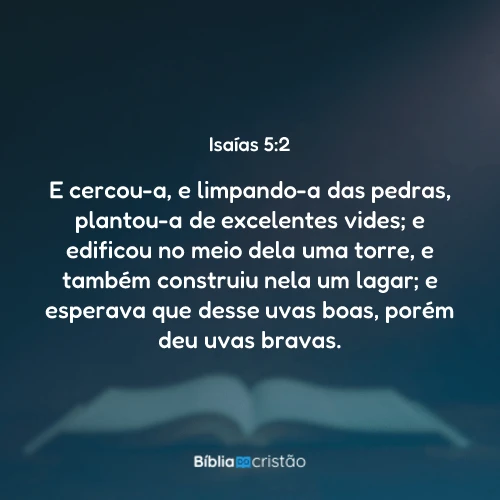 Isaías 5:2