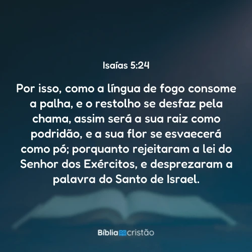 Isaías 5:24