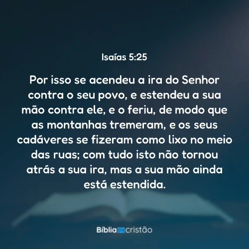 Isaías 5:25