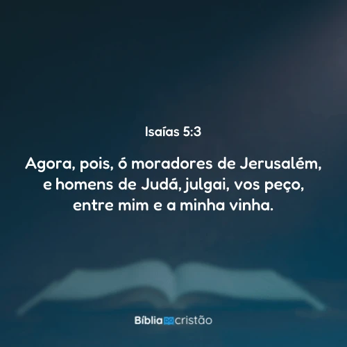 Isaías 5:3